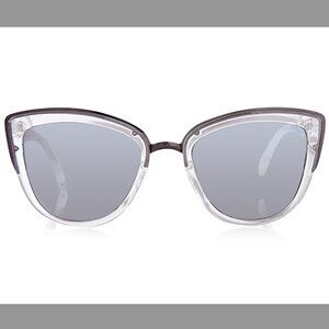 Quay My Girl Silver Reflective Sunglasses